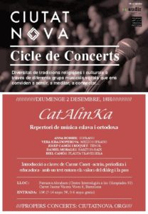 Concert música eslava i ortodoxa @ Parròquia Abraham | Barcelona | Catalunya | Espanya